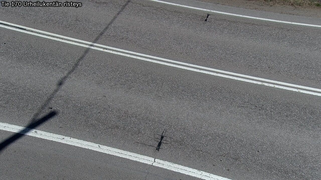 Weather Camera Image Väg 170 Vederlax Idrottsplatsen korsnin, Virolahti, Kymenlaakso