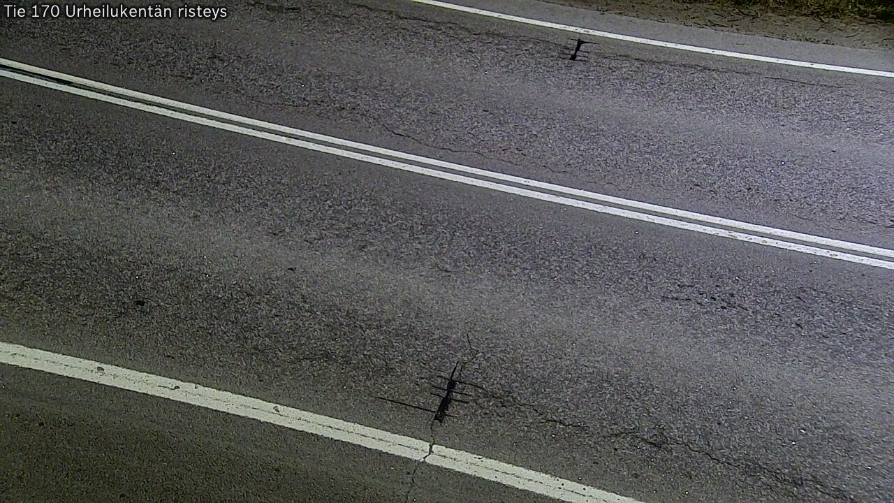 Weather Camera Image Väg 170 Vederlax Idrottsplatsen korsnin, Virolahti, Kymenlaakso