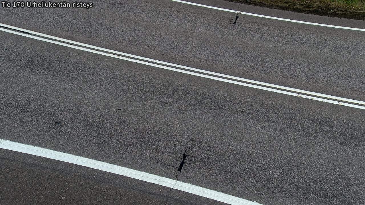 Weather Camera Image Väg 170 Vederlax Idrottsplatsen korsnin, Virolahti, Kymenlaakso