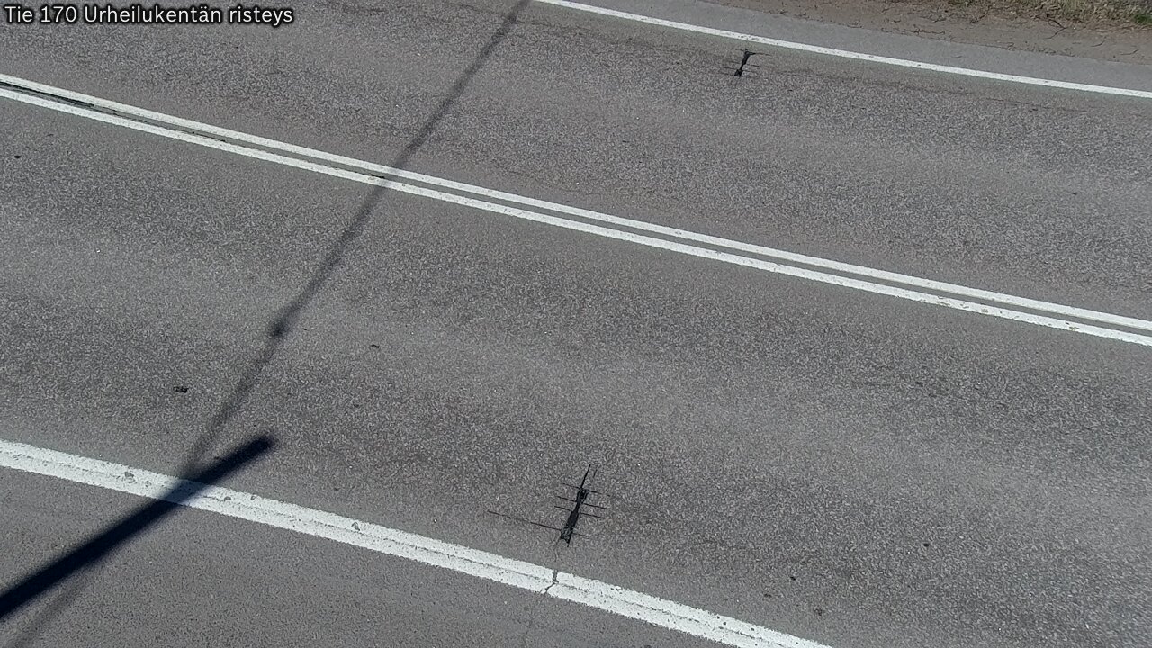 Weather Camera Image Väg 170 Vederlax Idrottsplatsen korsnin, Virolahti, Kymenlaakso
