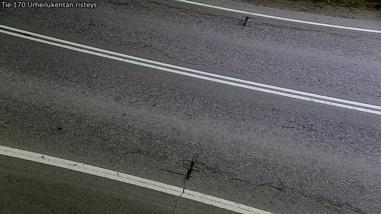 Weather Camera Image Väg 170 Vederlax Idrottsplatsen korsnin, Virolahti, Kymenlaakso