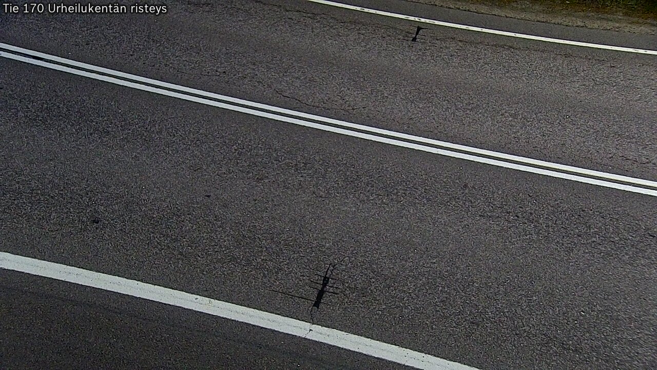 Weather Camera Image Väg 170 Vederlax Idrottsplatsen korsnin, Virolahti, Kymenlaakso