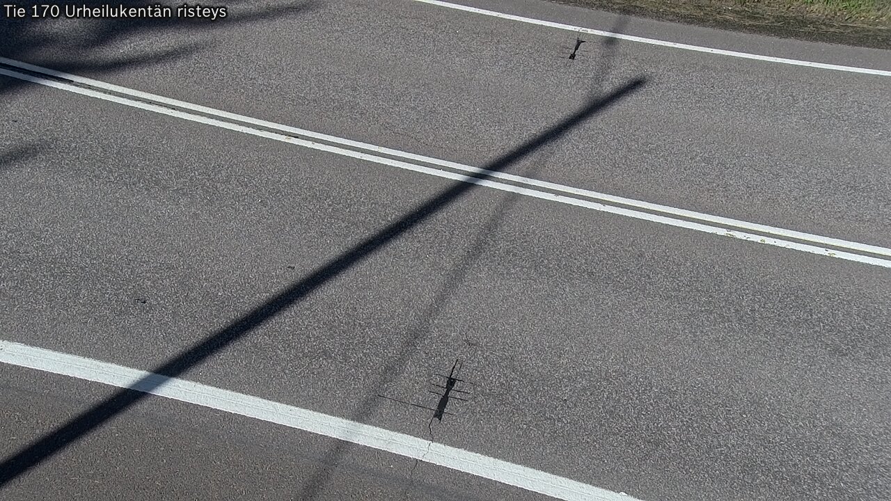 Weather Camera Image Väg 170 Vederlax Idrottsplatsen korsnin, Virolahti, Kymenlaakso