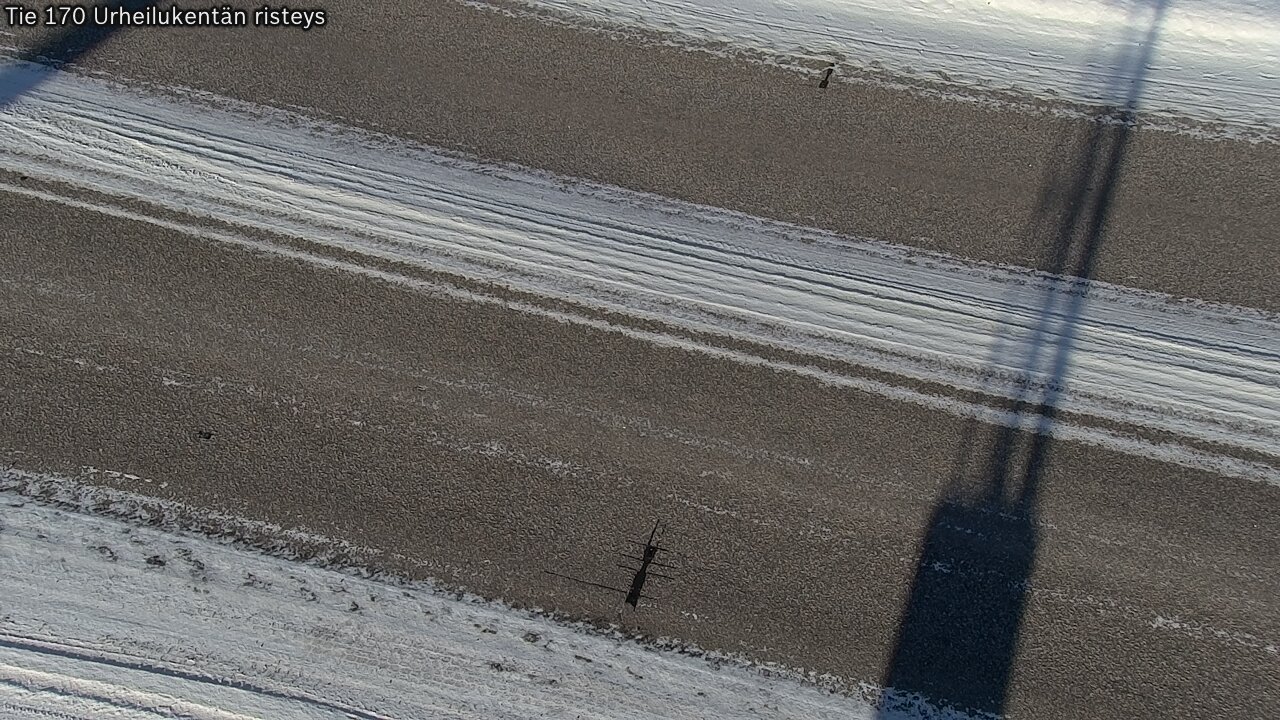 Weather Camera Image Väg 170 Vederlax Idrottsplatsen korsnin, Virolahti, Kymenlaakso