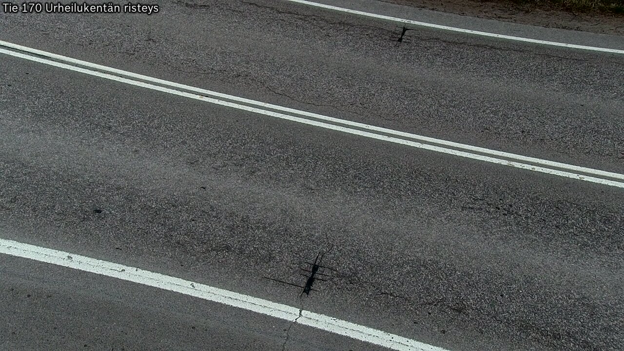 Weather Camera Image Väg 170 Vederlax Idrottsplatsen korsnin, Virolahti, Kymenlaakso