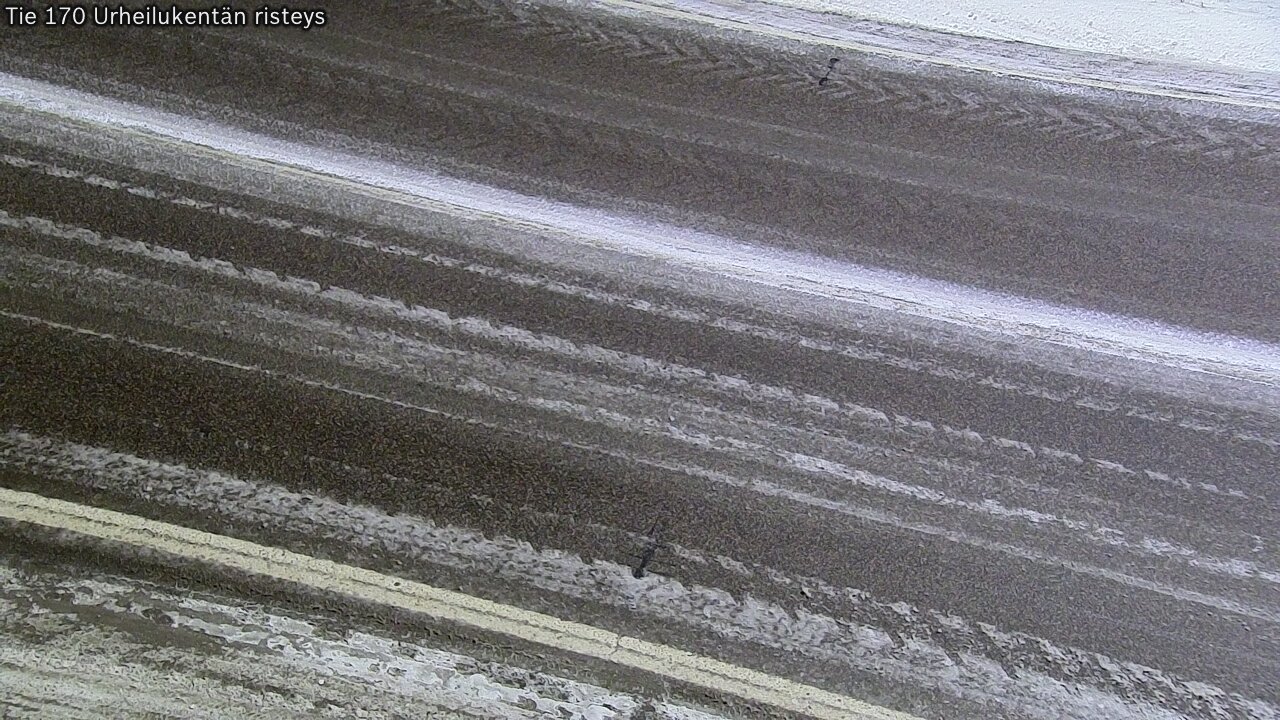 Weather Camera Image Väg 170 Vederlax Idrottsplatsen korsnin, Virolahti, Kymenlaakso