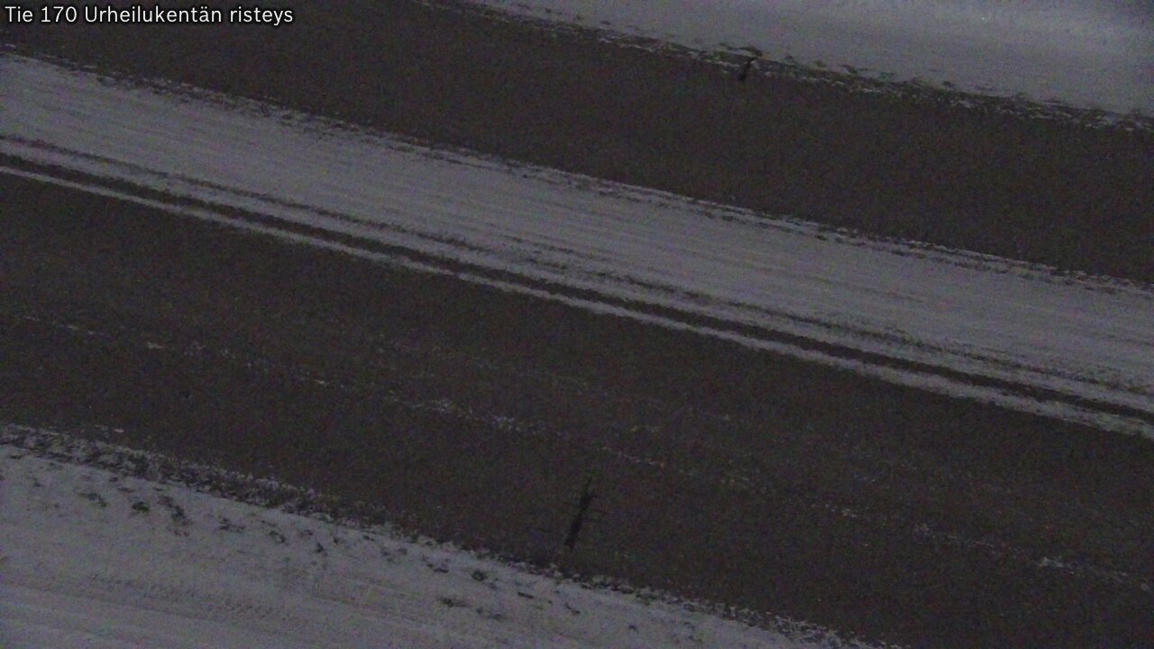 Weather Camera Image Väg 170 Vederlax Idrottsplatsen korsnin, Virolahti, Kymenlaakso