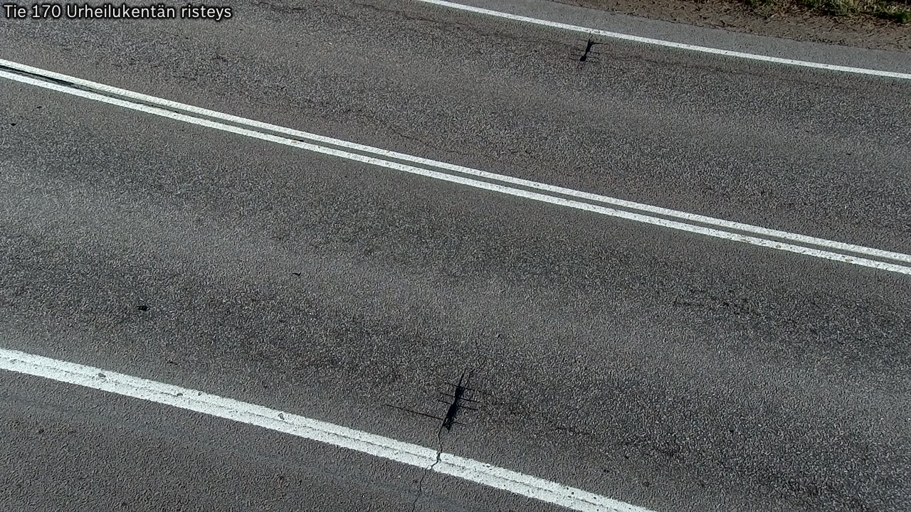 Weather Camera Image Väg 170 Vederlax Idrottsplatsen korsnin, Virolahti, Kymenlaakso
