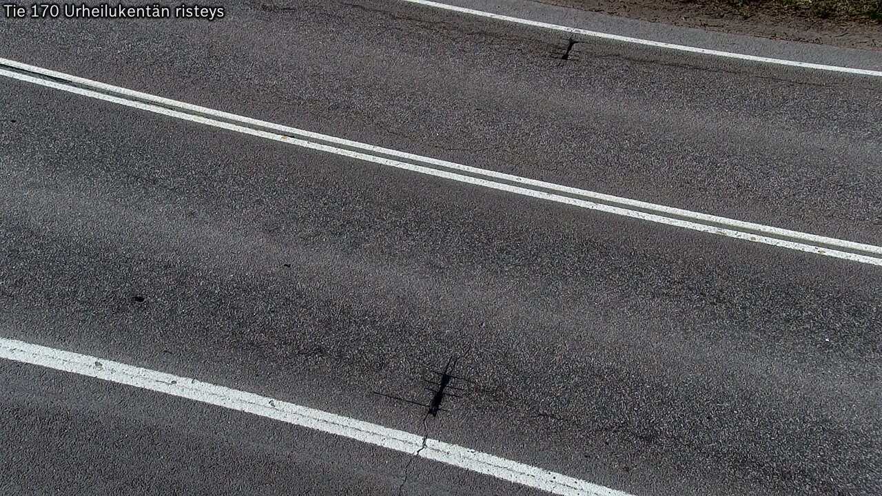Weather Camera Image Väg 170 Vederlax Idrottsplatsen korsnin, Virolahti, Kymenlaakso