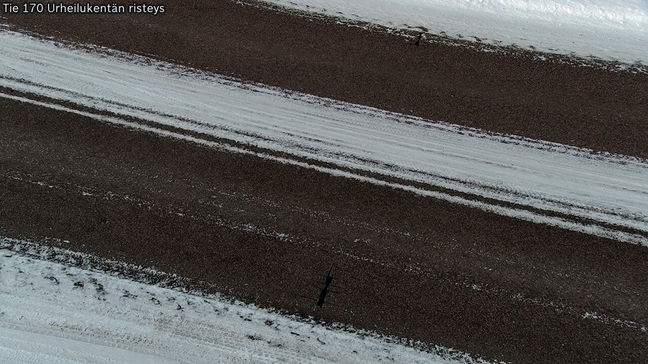 Weather Camera Image Väg 170 Vederlax Idrottsplatsen korsnin, Virolahti, Kymenlaakso