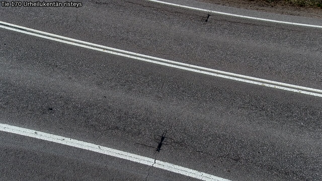 Weather Camera Image Väg 170 Vederlax Idrottsplatsen korsnin, Virolahti, Kymenlaakso