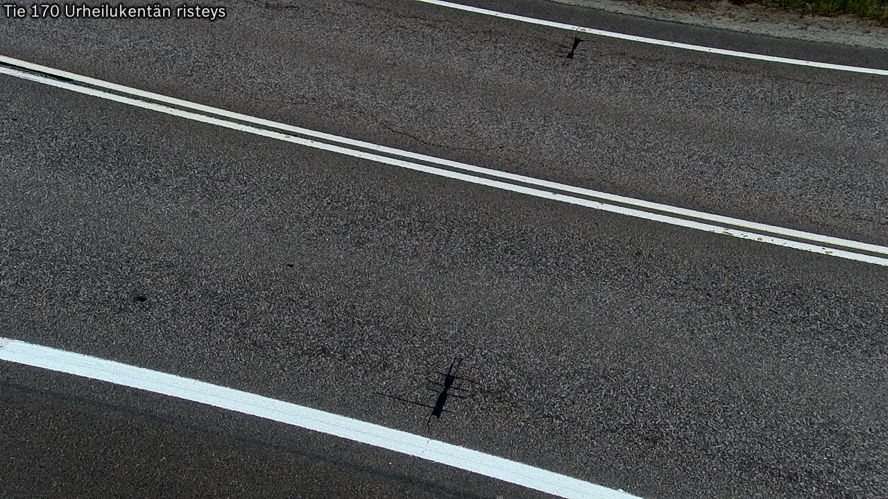 Weather Camera Image Väg 170 Vederlax Idrottsplatsen korsnin, Virolahti, Kymenlaakso