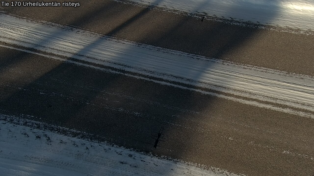 Weather Camera Image Väg 170 Vederlax Idrottsplatsen korsnin, Virolahti, Kymenlaakso