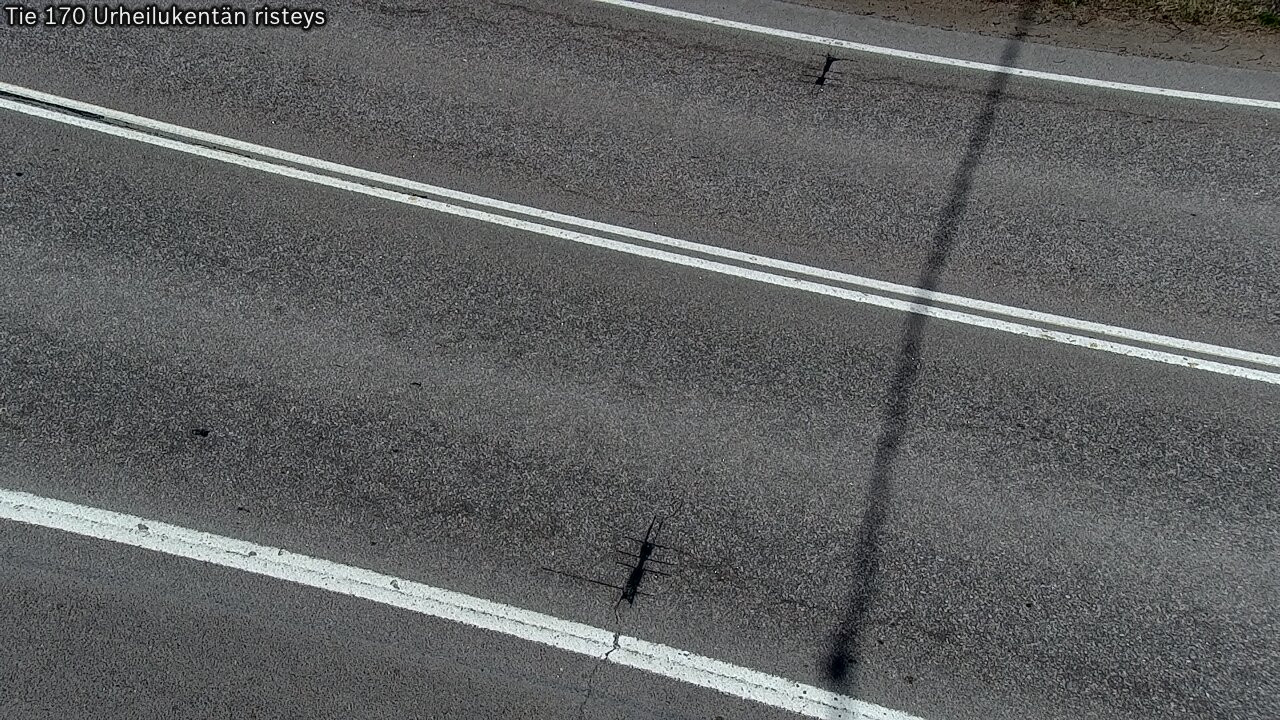 Weather Camera Image Väg 170 Vederlax Idrottsplatsen korsnin, Virolahti, Kymenlaakso