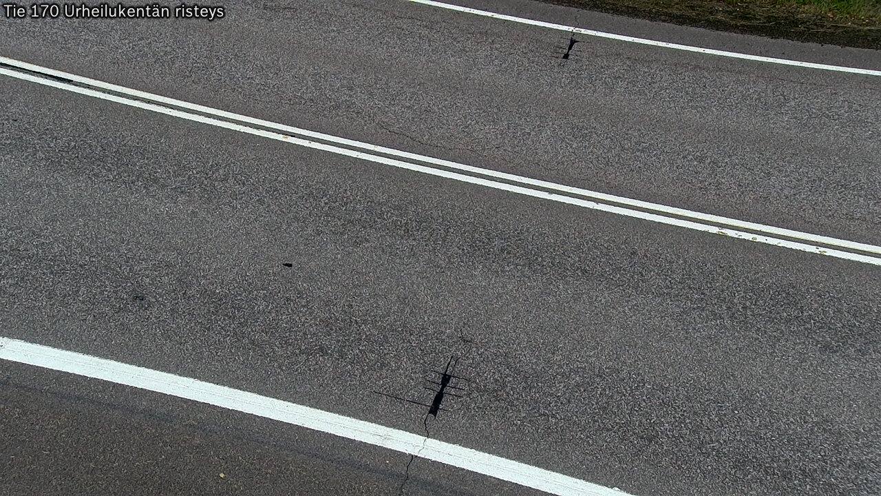 Weather Camera Image Väg 170 Vederlax Idrottsplatsen korsnin, Virolahti, Kymenlaakso