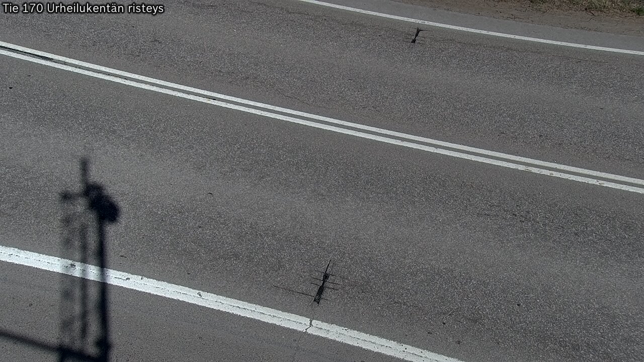 Weather Camera Image Väg 170 Vederlax Idrottsplatsen korsnin, Virolahti, Kymenlaakso
