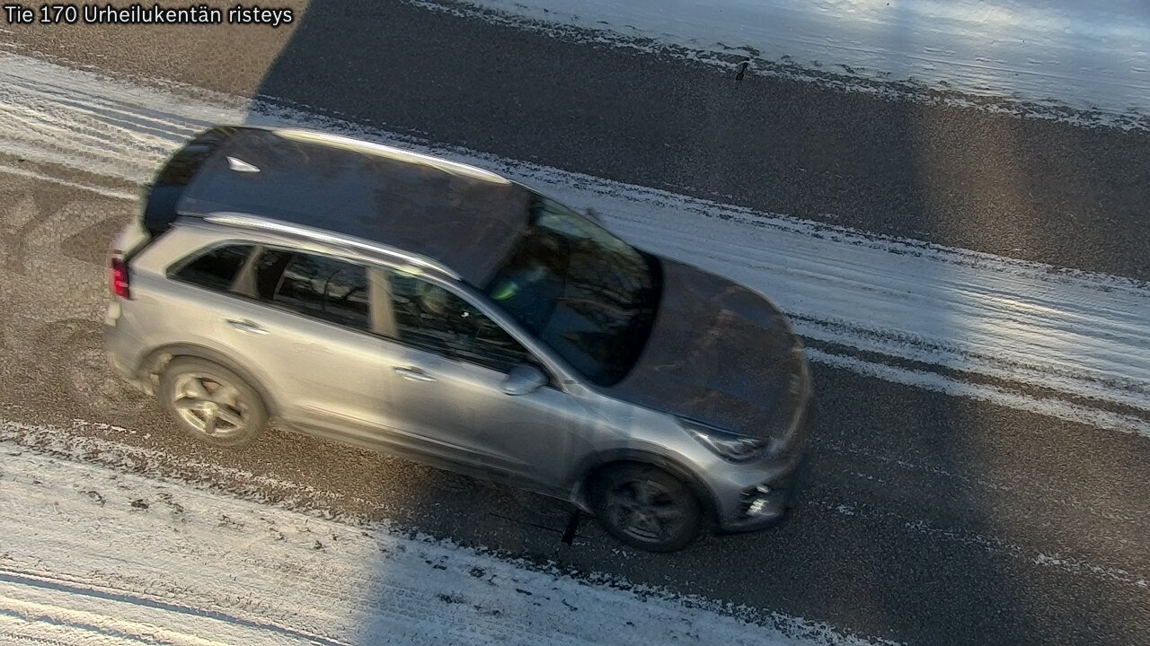 Weather Camera Image Väg 170 Vederlax Idrottsplatsen korsnin, Virolahti, Kymenlaakso