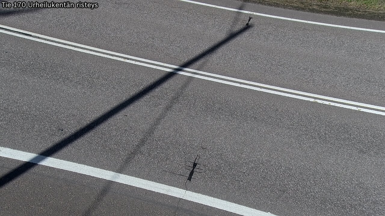 Weather Camera Image Väg 170 Vederlax Idrottsplatsen korsnin, Virolahti, Kymenlaakso
