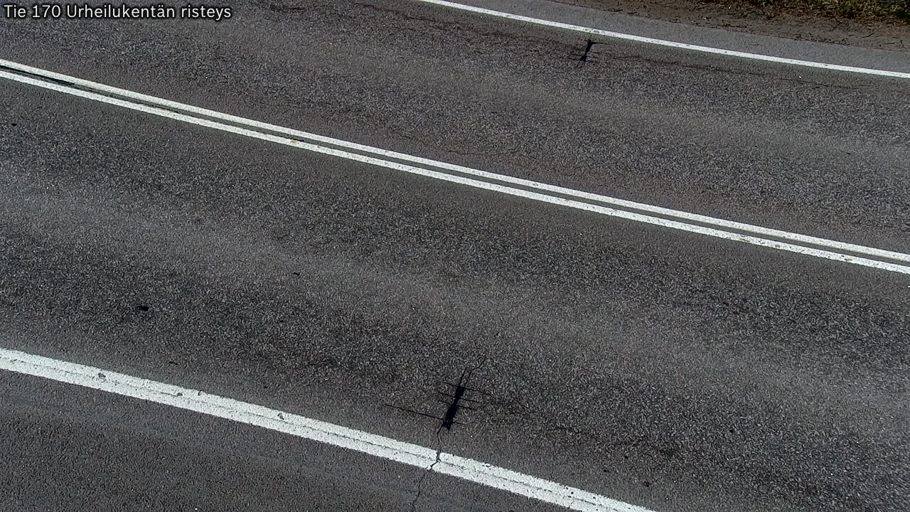 Weather Camera Image Väg 170 Vederlax Idrottsplatsen korsnin, Virolahti, Kymenlaakso