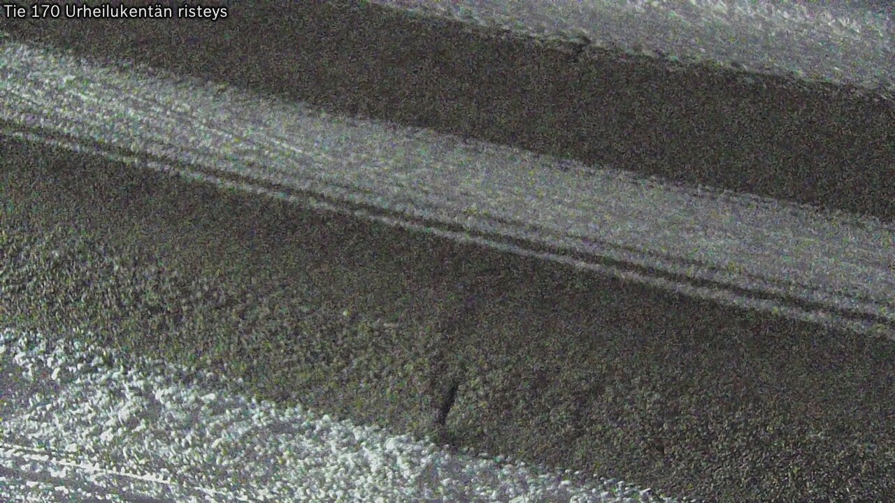 Weather Camera Image Väg 170 Vederlax Idrottsplatsen korsnin, Virolahti, Kymenlaakso