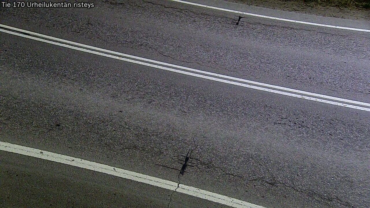 Weather Camera Image Väg 170 Vederlax Idrottsplatsen korsnin, Virolahti, Kymenlaakso