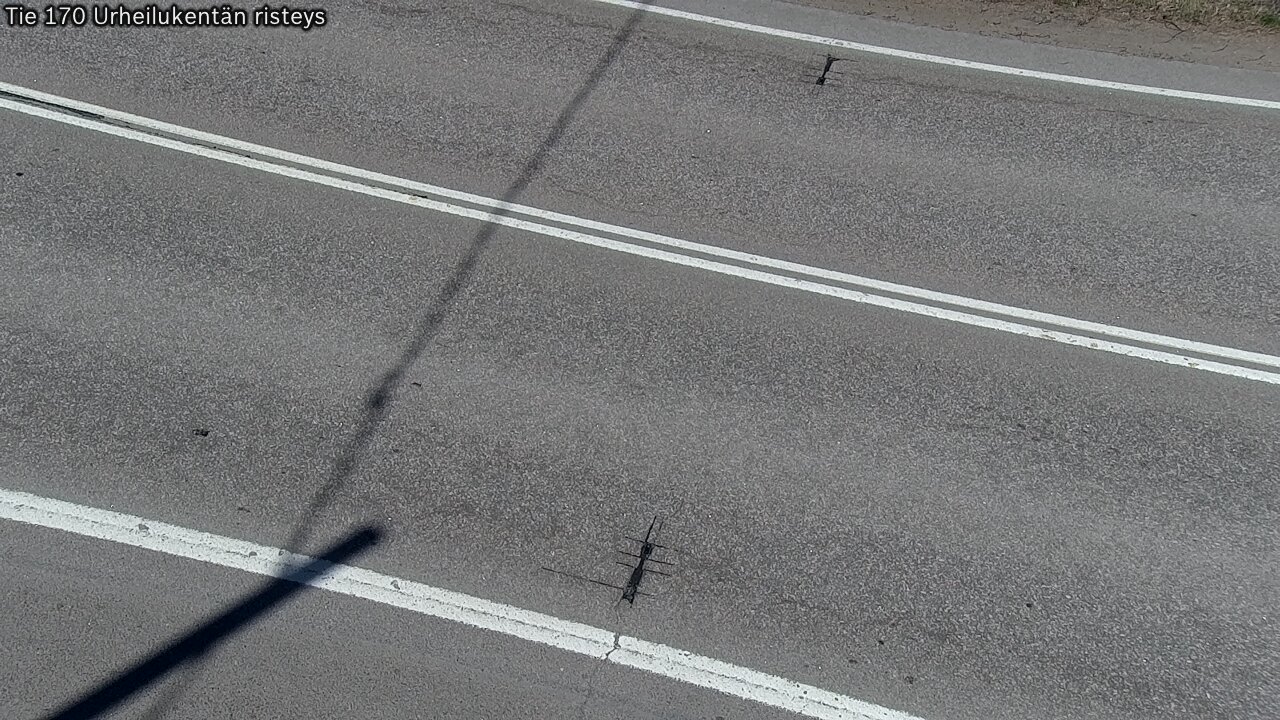Weather Camera Image Väg 170 Vederlax Idrottsplatsen korsnin, Virolahti, Kymenlaakso