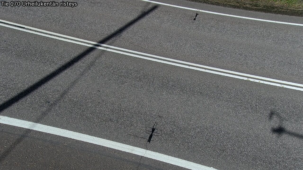 Weather Camera Image Väg 170 Vederlax Idrottsplatsen korsnin, Virolahti, Kymenlaakso