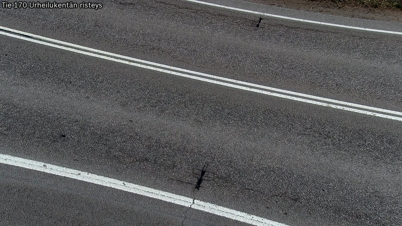 Weather Camera Image Väg 170 Vederlax Idrottsplatsen korsnin, Virolahti, Kymenlaakso