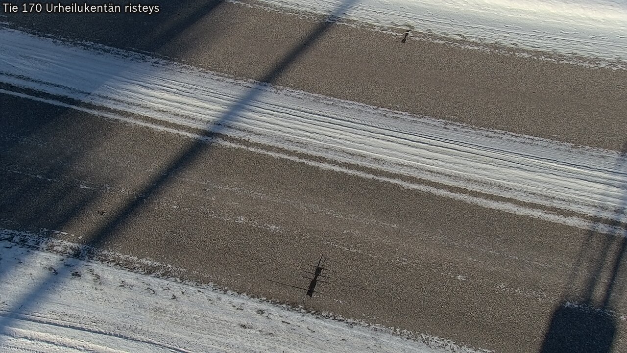 Weather Camera Image Väg 170 Vederlax Idrottsplatsen korsnin, Virolahti, Kymenlaakso