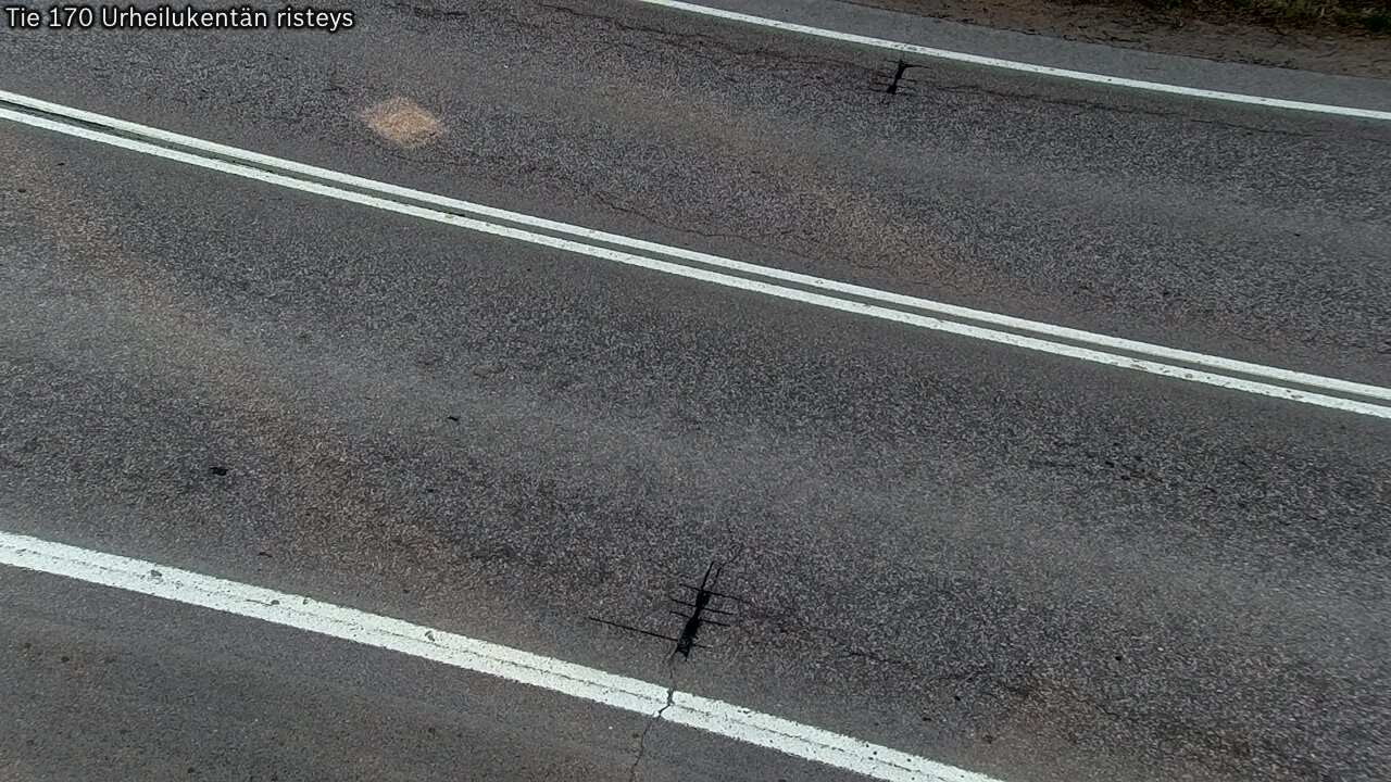 Weather Camera Image Väg 170 Vederlax Idrottsplatsen korsnin, Virolahti, Kymenlaakso