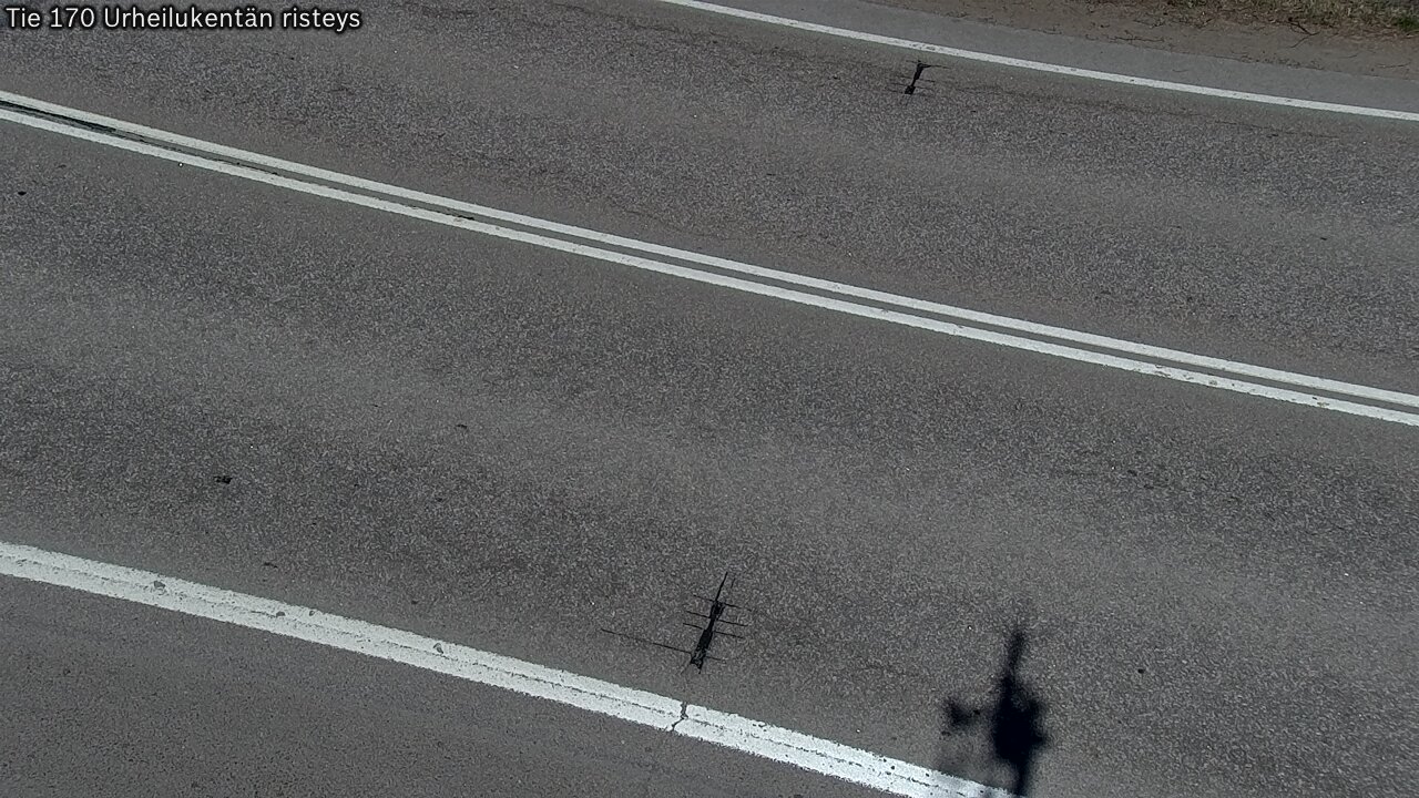 Weather Camera Image Väg 170 Vederlax Idrottsplatsen korsnin, Virolahti, Kymenlaakso