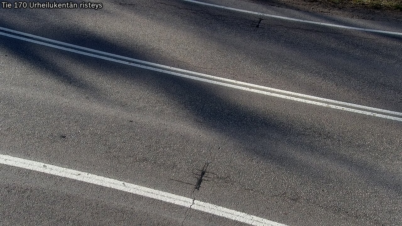 Weather Camera Image Väg 170 Vederlax Idrottsplatsen korsnin, Virolahti, Kymenlaakso