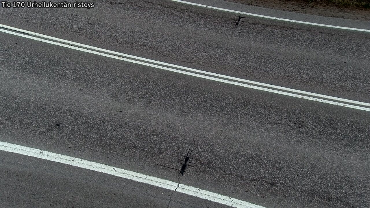 Weather Camera Image Väg 170 Vederlax Idrottsplatsen korsnin, Virolahti, Kymenlaakso