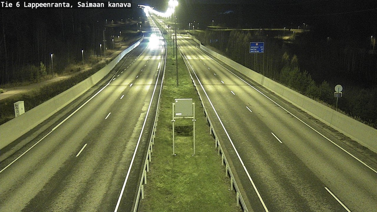 Weather Camera Image Väg 6 Villmanstrand,Saima kanal, Lappeenranta, Etelä-Karjala