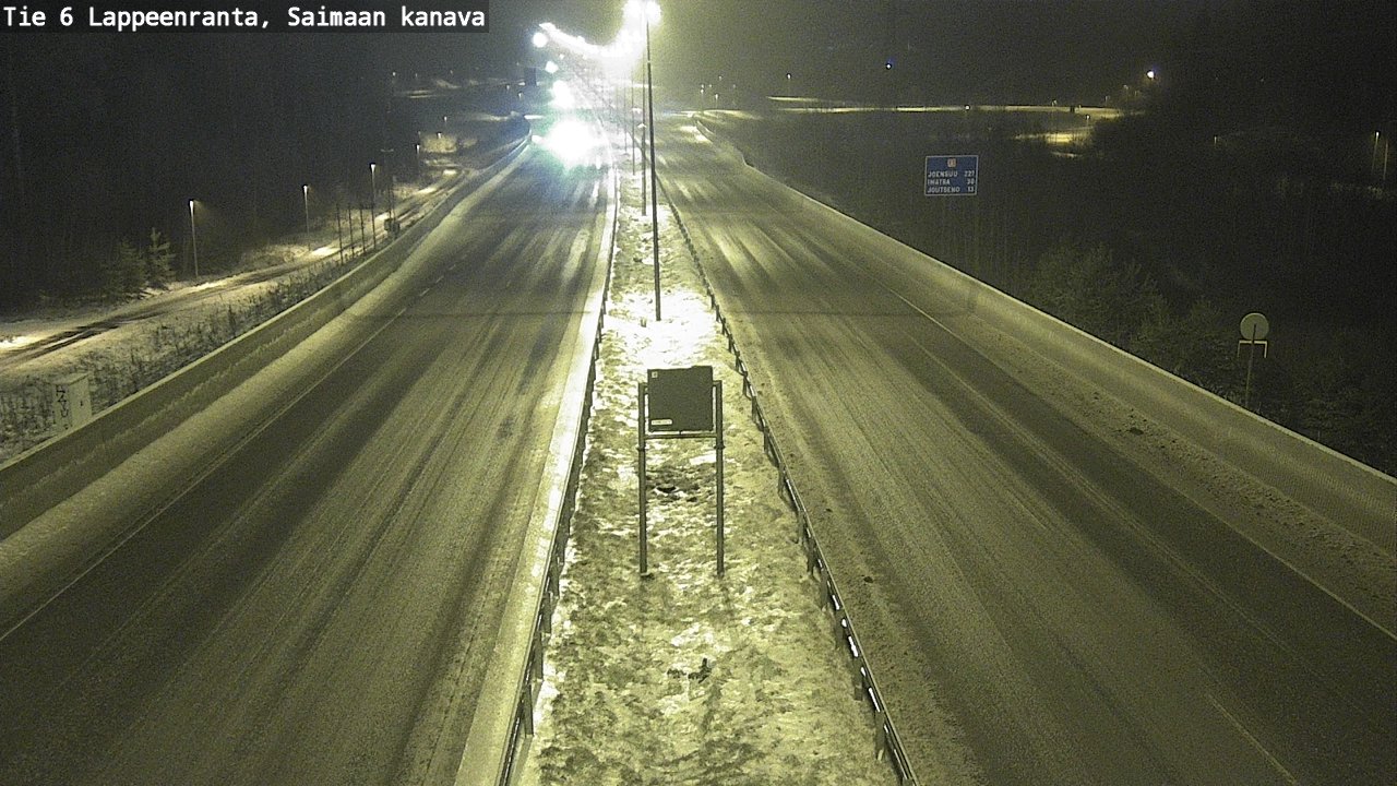 Weather Camera Image Road 6 Lappeenranta, Saimaa channel, Lappeenranta, Etelä-Karjala