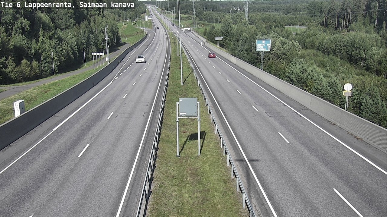 Kelikamerat Kuva Tie 6 Lappeenranta, Saimaan kanava, Lappeenranta, Etelä-Karjala
