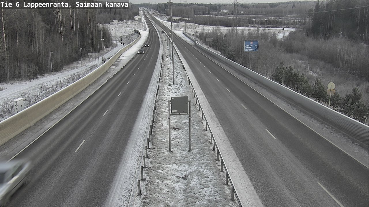 Kelikamerat Kuva Tie 6 Lappeenranta, Saimaan kanava, Lappeenranta, Etelä-Karjala