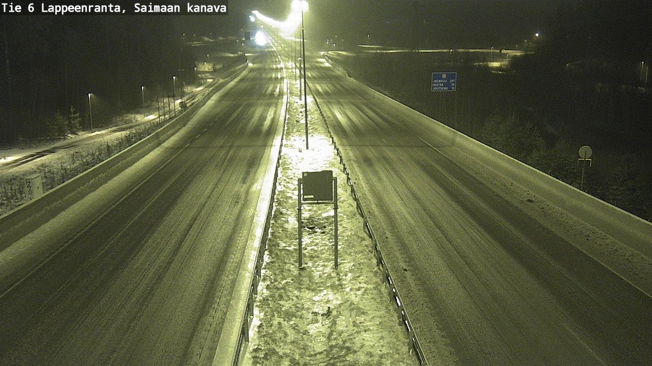 Weather Camera Image Road 6 Lappeenranta, Saimaa channel, Lappeenranta, Etelä-Karjala