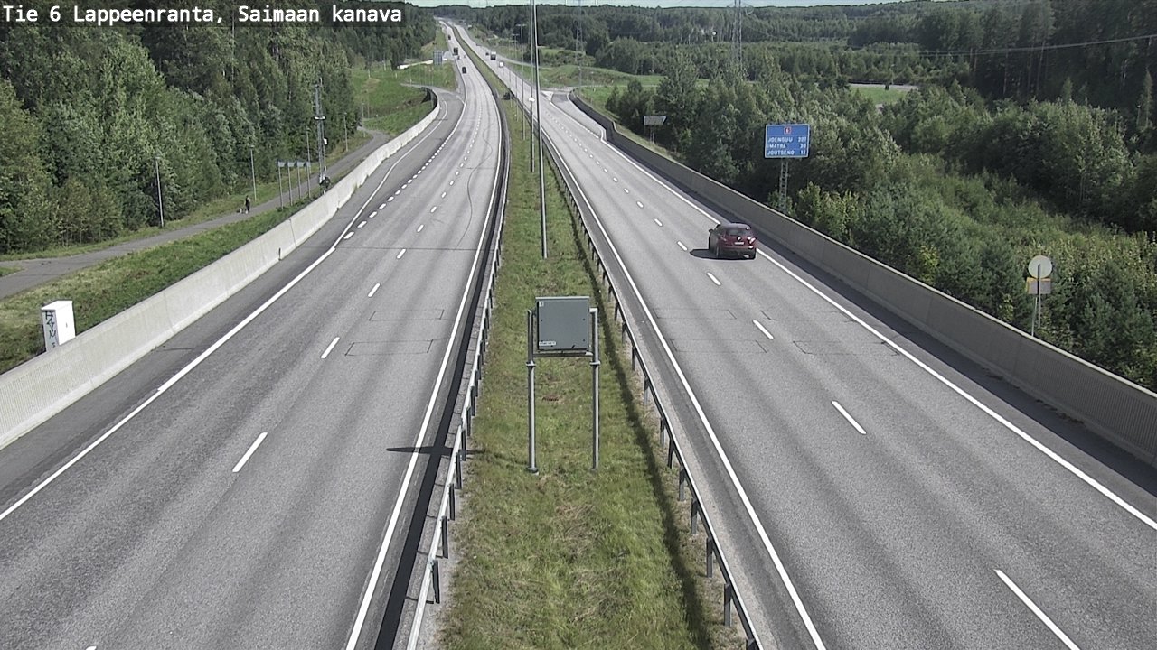 Kelikamerat Kuva Tie 6 Lappeenranta, Saimaan kanava, Lappeenranta, Etelä-Karjala