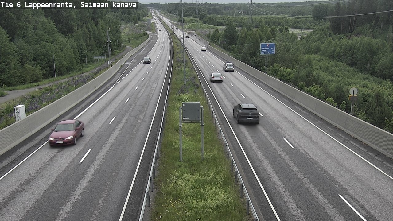 Kelikamerat Kuva Tie 6 Lappeenranta, Saimaan kanava, Lappeenranta, Etelä-Karjala