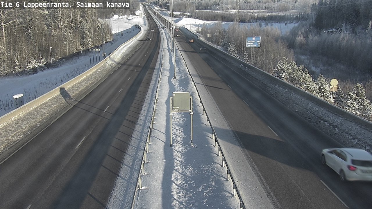 Weather Camera Image Road 6 Lappeenranta, Saimaa channel, Lappeenranta, Etelä-Karjala