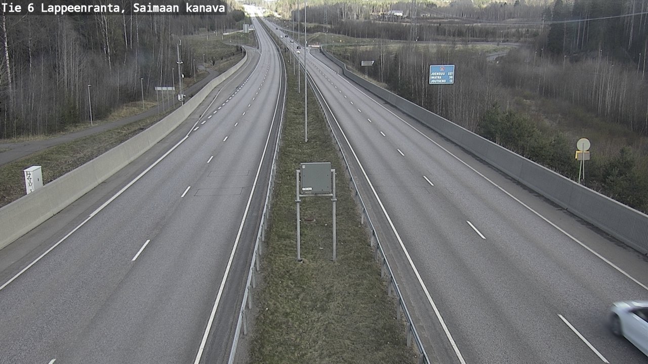 Weather Camera Image Road 6 Lappeenranta, Saimaa channel, Lappeenranta, Etelä-Karjala