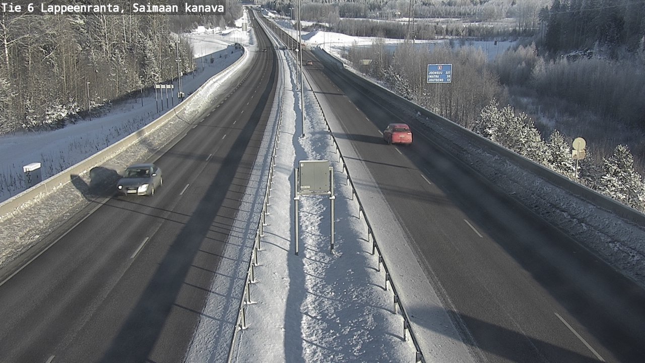 Weather Camera Image Road 6 Lappeenranta, Saimaa channel, Lappeenranta, Etelä-Karjala