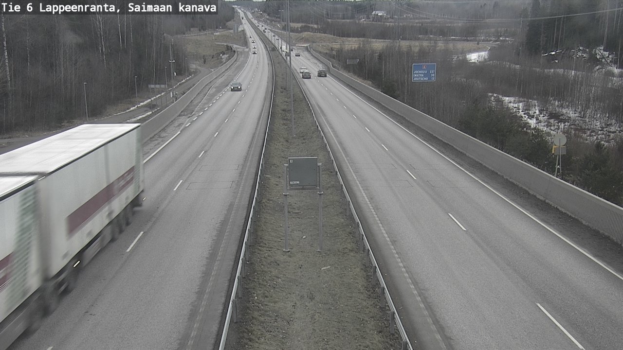 Kelikamerat Kuva Tie 6 Lappeenranta, Saimaan kanava, Lappeenranta, Etelä-Karjala