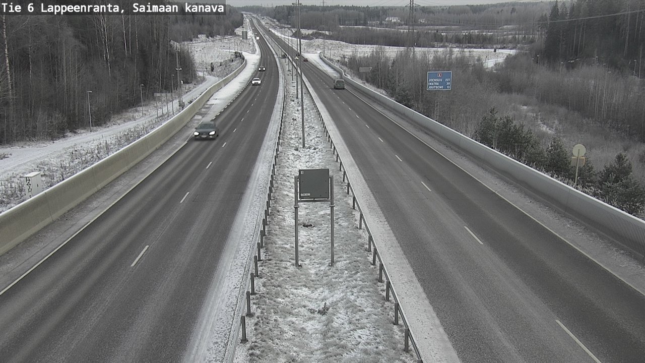 Kelikamerat Kuva Tie 6 Lappeenranta, Saimaan kanava, Lappeenranta, Etelä-Karjala