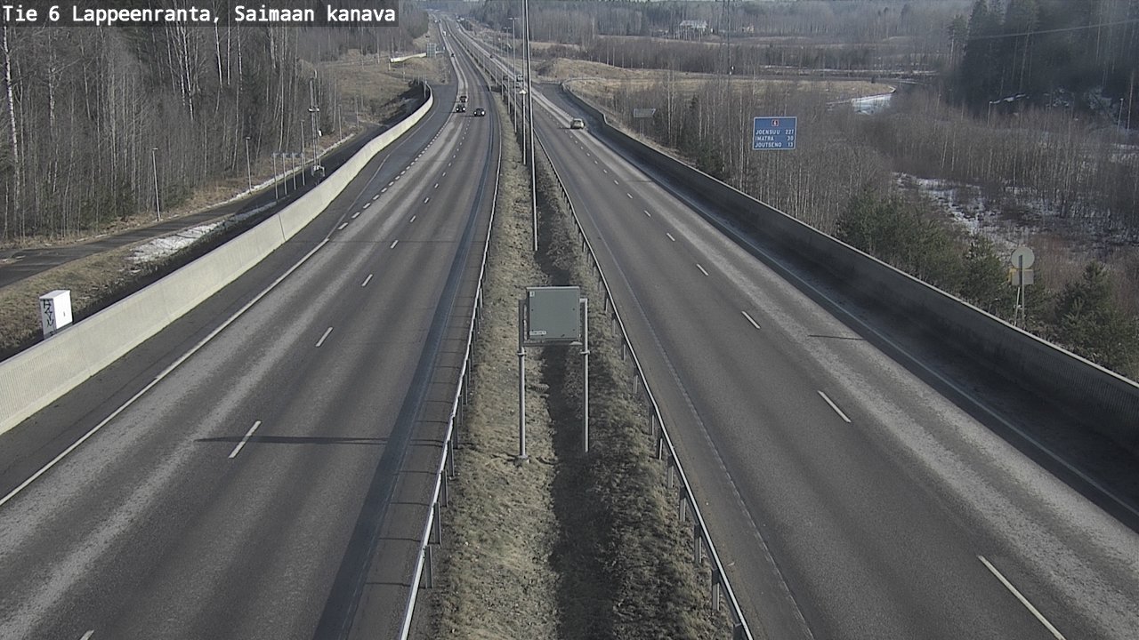 Kelikamerat Kuva Tie 6 Lappeenranta, Saimaan kanava, Lappeenranta, Etelä-Karjala