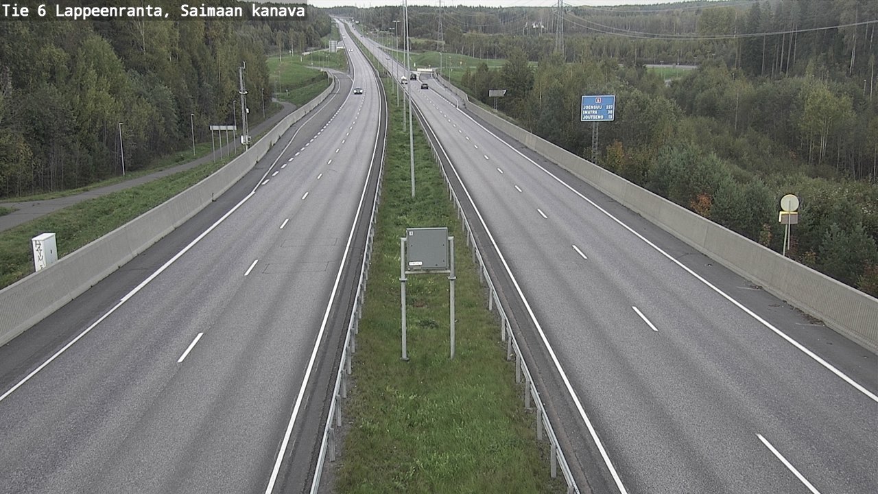 Kelikamerat Kuva Tie 6 Lappeenranta, Saimaan kanava, Lappeenranta, Etelä-Karjala