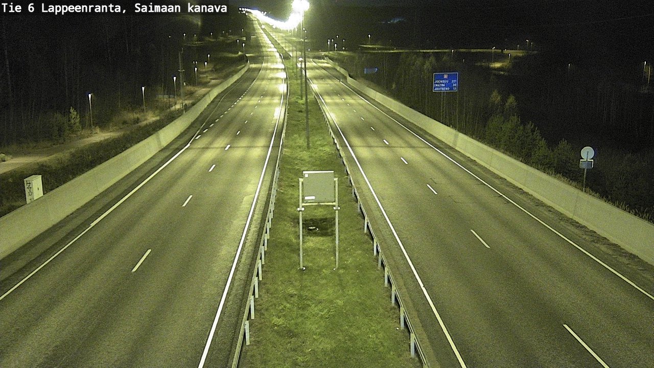 Weather Camera Image Road 6 Lappeenranta, Saimaa channel, Lappeenranta, Etelä-Karjala