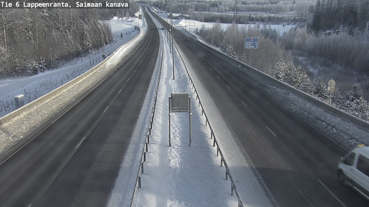 Weather Camera Image Road 6 Lappeenranta, Saimaa channel, Lappeenranta, Etelä-Karjala