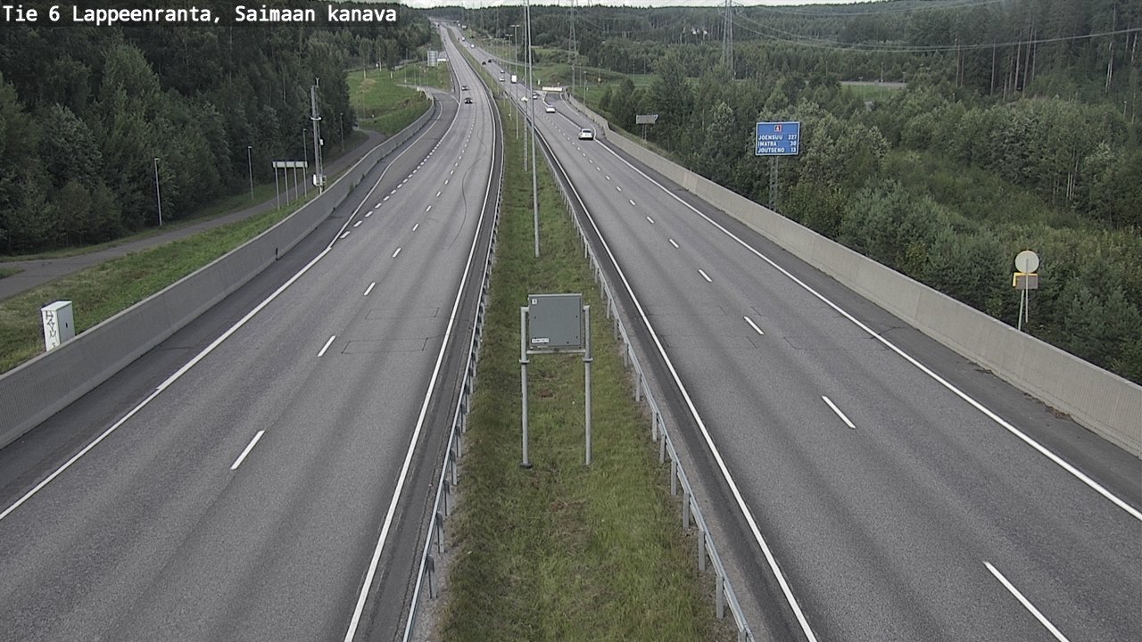 Kelikamerat Kuva Tie 6 Lappeenranta, Saimaan kanava, Lappeenranta, Etelä-Karjala